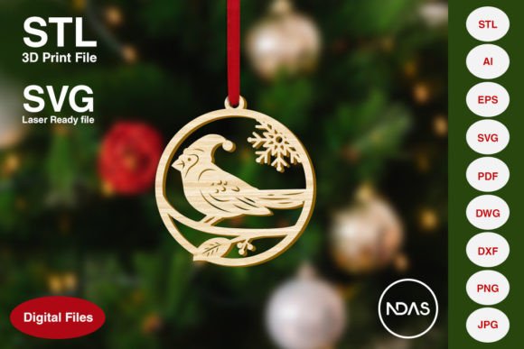 Cardinal Bird Christmas Tree Decoration: A Versatile Ornament for Creative Holiday Projects
