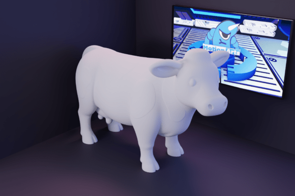 Cartoon Cow 3D Model: A Fun and Functional Addition to Your Creative Projects