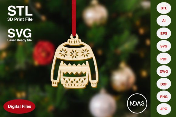 Creating a Festive Touch with the Sweater Jumper Christmas Decoration 2