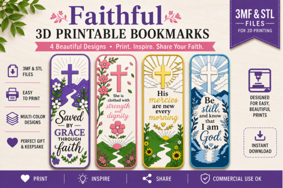 Faithful Bookmarks 3D Printing Files STL: A Guide for Creators and Enthusiasts