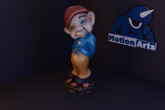 Garden Gnome 3D Model for Printing – A Charismatic and Expressive Design for Creative Projects