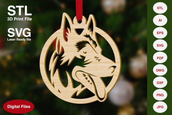 German Shepherd Dog Christmas Decoration: A Creative Fusion of Pet Love and Holiday Spirit