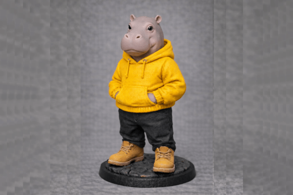 Hip Hippo 3D Print: A Versatile and Customizable Addition to Your Space