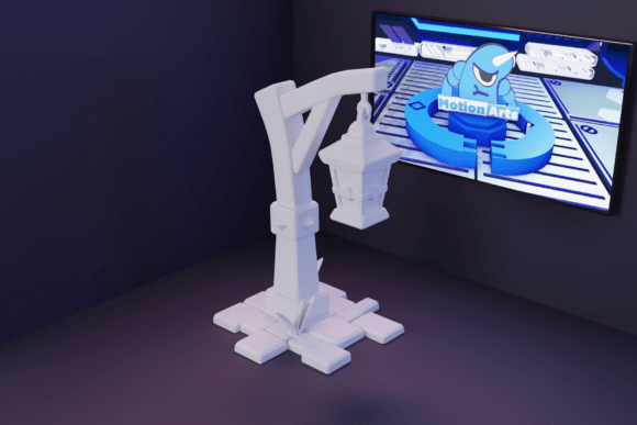 Laparina Cartoon Light Post: A Versatile 3D Model for Creative Projects