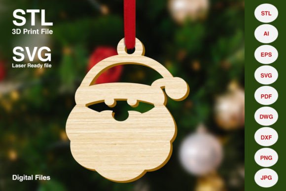 Santa Claus Christmas Tree Decoration: A Versatile Ornament for Creative and Festive Use