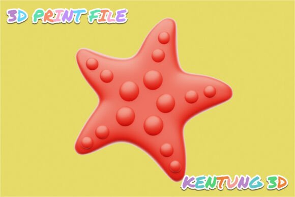 Starfish STL Support-Free 3D Model: A Simple and Practical Option for Ocean-Inspired Prints