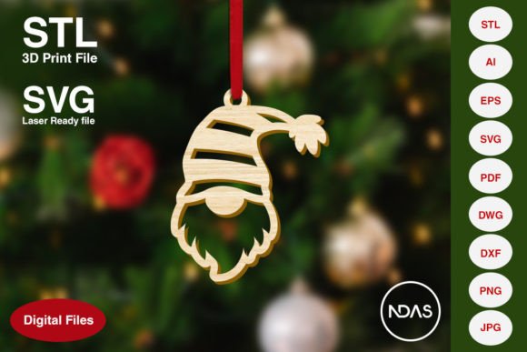 The Rise of the Gnome Head Christmas Decoration Ornament in Modern Creative and Commercial Spaces