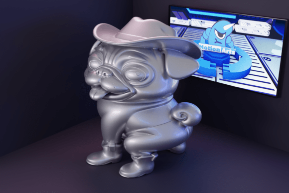 Weird Cowboy Pug in 3D โ The Most Eccentric Dog in the Wild West