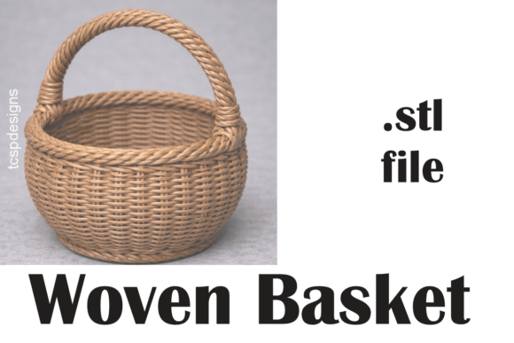 Woven Basket 3D Print